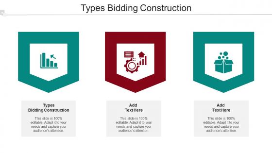 Types Bidding Construction Ppt Powerpoint Presentation Inspiration File Formats Cpb
