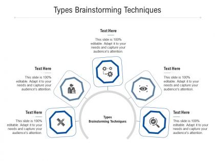 Types brainstorming techniques ppt powerpoint presentation infographic template example 2015 cpb