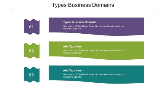 Types Business Domains Ppt Powerpoint Presentation Slides Layouts Cpb