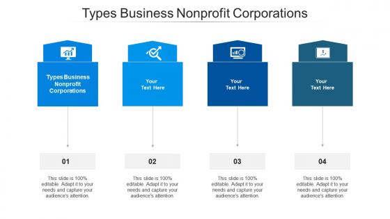 Types business nonprofit corporations ppt powerpoint presentation layouts slides cpb