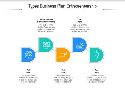 Types business plan entrepreneurship ppt powerpoint presentation portfolio example cpb
