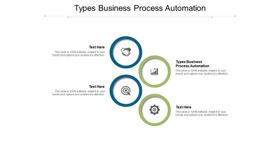 Types business process automation ppt powerpoint presentation file graphics template cpb