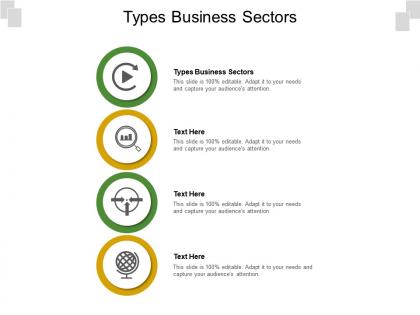 Types business sectors ppt powerpoint presentation portfolio cpb