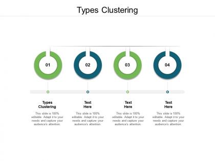 Types clustering ppt powerpoint presentation infographic template information cpb