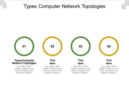 Types computer network topologies ppt powerpoint presentation portfolio tips cpb
