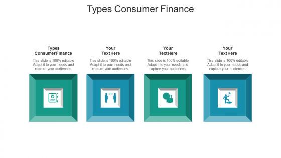 Types consumer finance ppt powerpoint presentation pictures show cpb