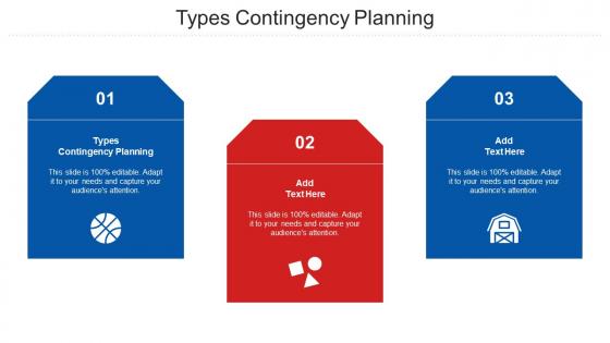 Types Contingency Planning Ppt Powerpoint Presentation Icon Format Cpb