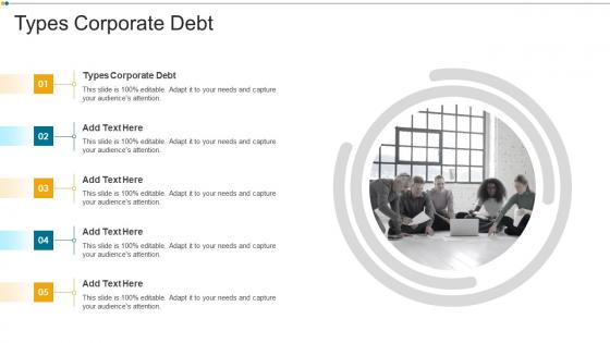 Types Corporate Debt In Powerpoint And Google Slides Cpb