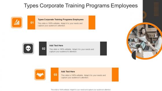 Types Corporate Training Programs Employees In Powerpoint And Google Slides Cpb