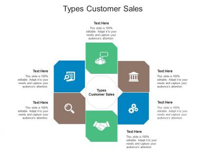 Types customer sales ppt powerpoint presentation pictures inspiration cpb