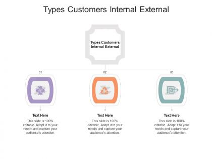 Types customers internal external ppt powerpoint presentation file layout ideas cpb