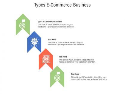 Types e commerce business ppt powerpoint presentation gallery graphics pictures cpb