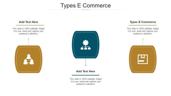 Types E Commerce Ppt Powerpoint Presentation Layouts Mockup Cpb