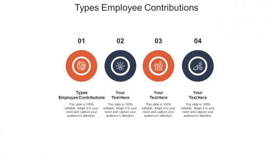 Types employee contributions ppt powerpoint presentation summary cpb