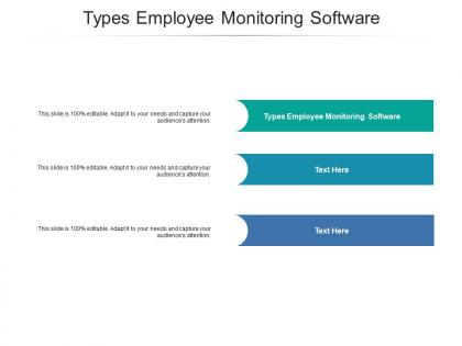 Types employee monitoring software ppt powerpoint presentation summary outline cpb
