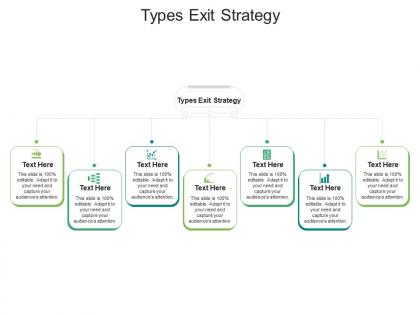 Types exit strategy ppt powerpoint presentation infographic template graphics design cpb