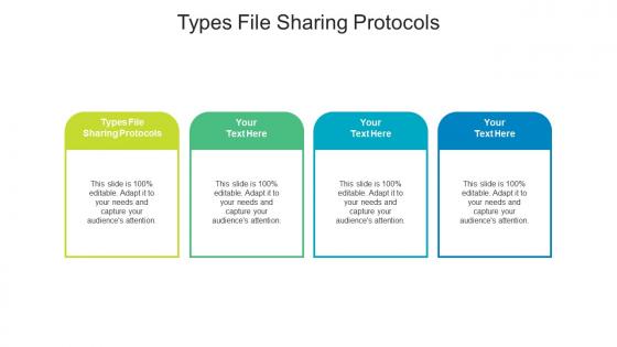 Types file sharing protocols ppt powerpoint presentation infographic template model cpb