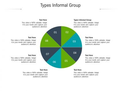 Types informal group ppt powerpoint presentation professional infographics cpb