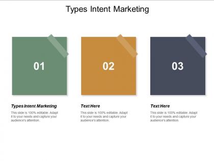 Types intent marketing ppt powerpoint presentation gallery icons cpb