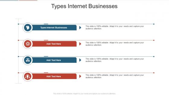 Types Internet Businesses In Powerpoint And Google Slides Cpb