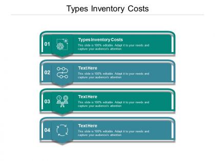 Types inventory costs ppt powerpoint presentation pictures aids cpb