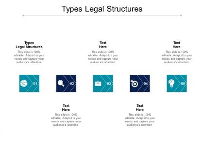 Types legal structures ppt powerpoint presentation professional graphics pictures cpb