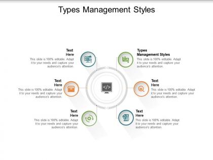Types management styles ppt powerpoint presentation infographic template design inspiration cpb