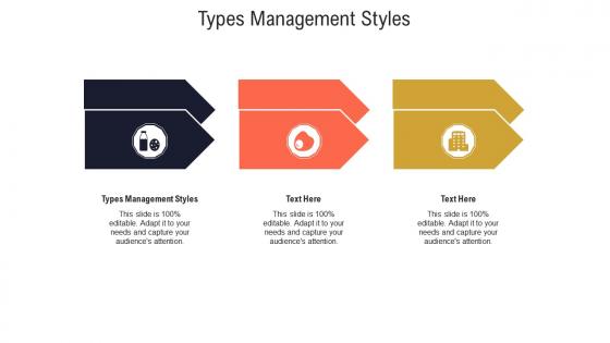 Types management styles ppt powerpoint presentation outline influencers cpb