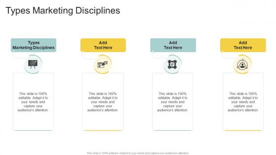 Types Marketing Disciplines In Powerpoint And Google Slides Cpb