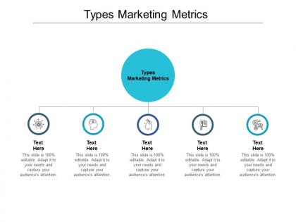 Types marketing metrics ppt powerpoint presentation professional slideshow cpb