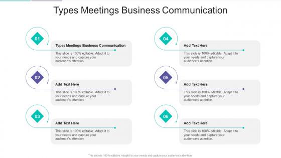 Types Meetings Business Communication In Powerpoint And Google Slides Cpb