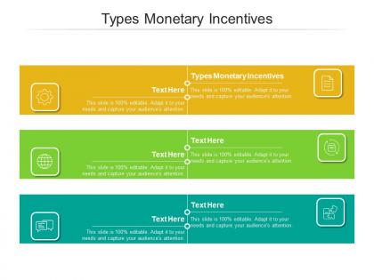 Types monetary incentives ppt powerpoint presentation professional brochure cpb