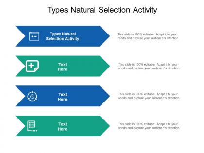 Types natural selection activity ppt powerpoint presentation inspiration file formats cpb