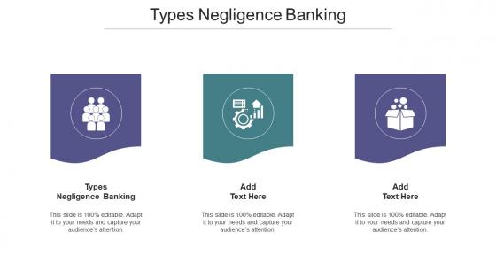 Types Negligence Banking Ppt Powerpoint Presentation Gallery Template