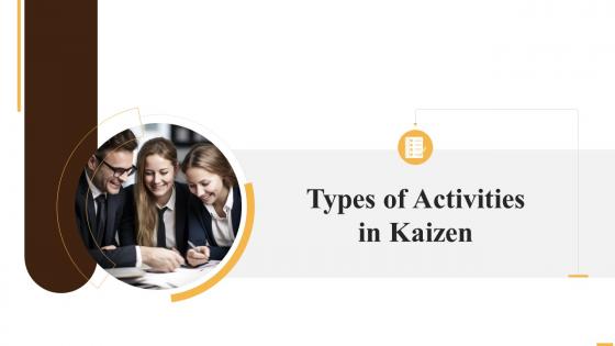 Types Of Activities In Kaizen Training Ppt
