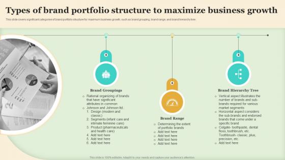 Types Of Brand Portfolio Structure To Maximize Business Growth Making Brand Portfolio Work