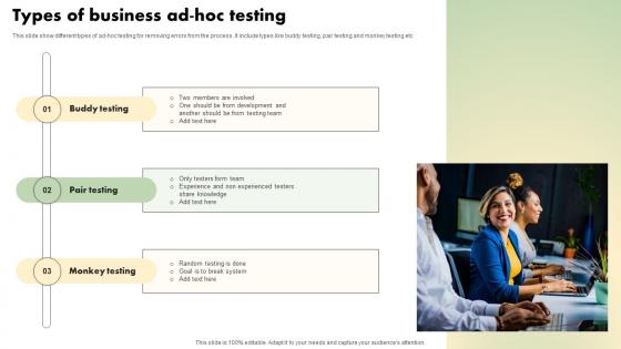 Types Of Business Ad Hoc Testing