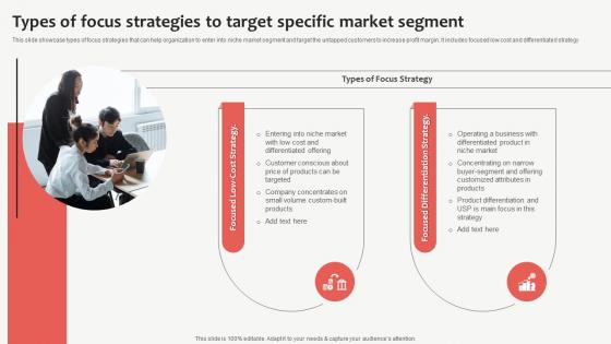 Types Of Focus Strategies To Target Specific Customized Product Strategy For Niche