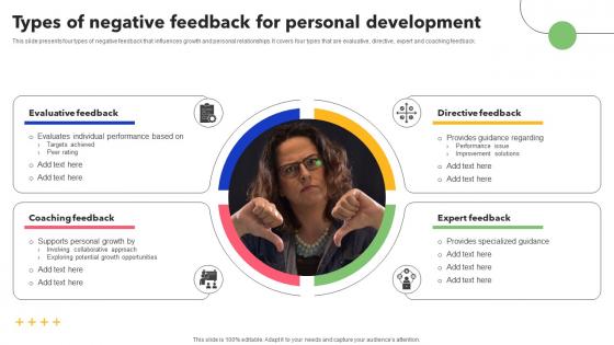 Types Of Negative Feedback For Personal Development
