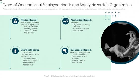 Types Of Occupational Employee Health And Safety Hazards In Organization