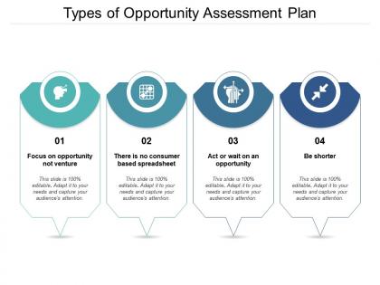 Types of opportunity assessment plan