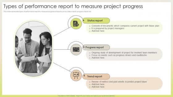 Types Of Performance Report To Measure Project Progress