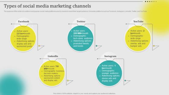 Types Of Social Media Marketing Channels Leveraging Customer Data MKT SS V