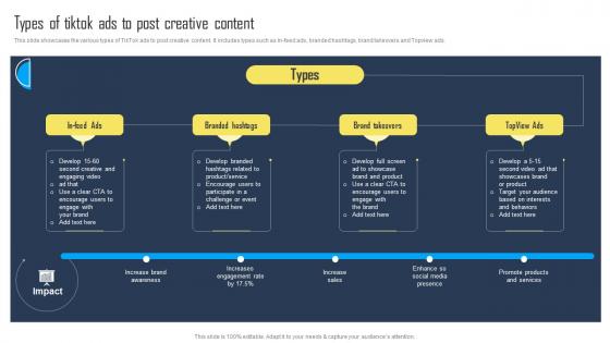 Types Of Tiktok Ads To Post Creative Utilizing A Mix Of Marketing Tactics Strategy SS V