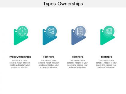 Types ownerships ppt powerpoint presentation summary cpb