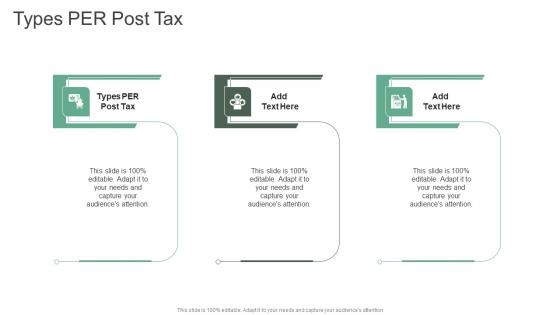 Types PER Post Tax In Powerpoint And Google Slides Cpb