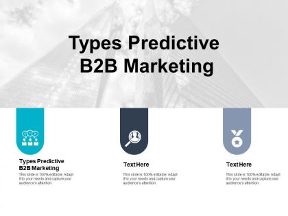 Types predictive b2b marketing ppt powerpoint presentation gallery show cpb