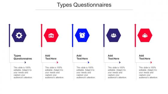 Types Questionnaires Ppt Powerpoint Presentation Show Templates Cpb
