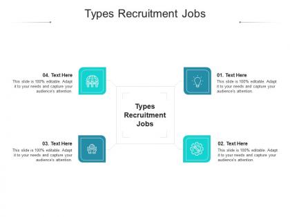 Types recruitment jobs ppt powerpoint presentation infographics introduction cpb