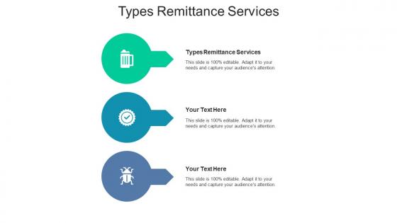 Types remittance services ppt powerpoint presentation infographics graphics download cpb